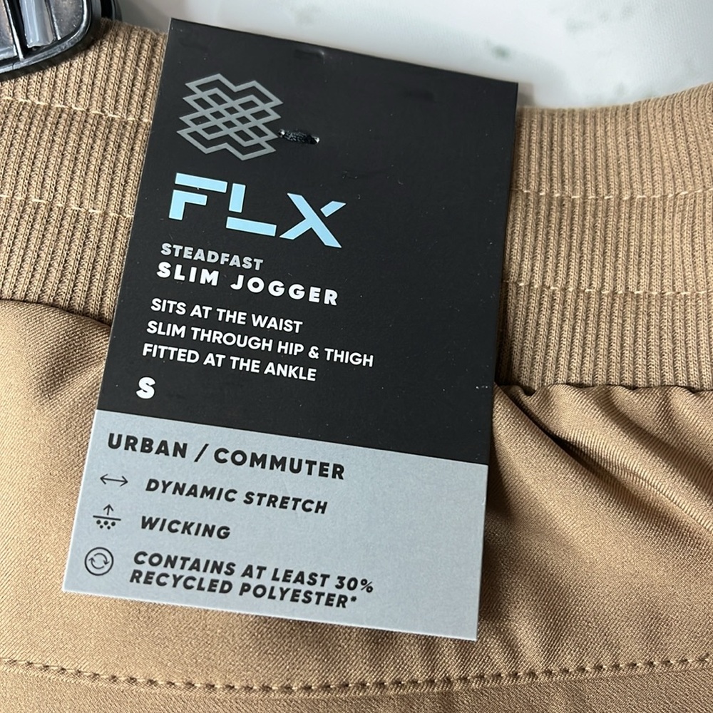 Men's FLX Steadfast Slim Jogger in Woodbridge size S NWT - Picture 5 of 5